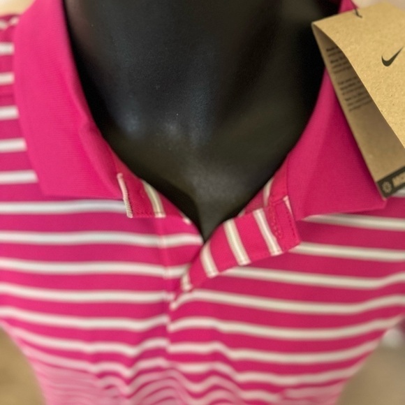 Nike Dri-FIT Victory Men's Striped Golf Polo size large L DH0835 621 - Picture 5 of 5